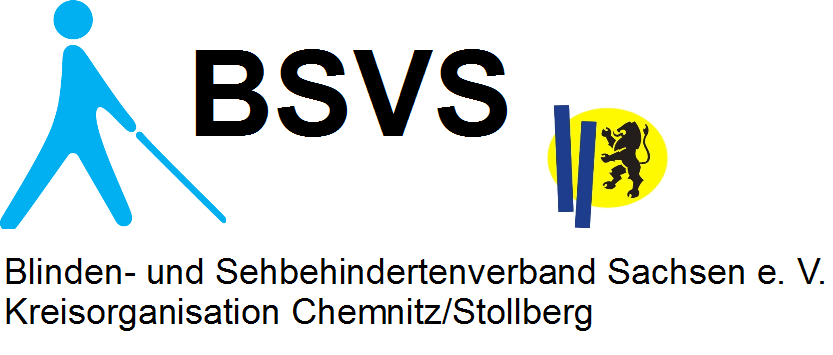 Logo der Kreisorganisation Chemnitz/Stollberg des Blinden- und Sehbehindertenverbandes Sachsen e. V.